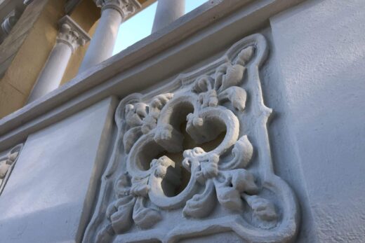 Rénovation des modénatures au « Château des OLLIERES » à Nice